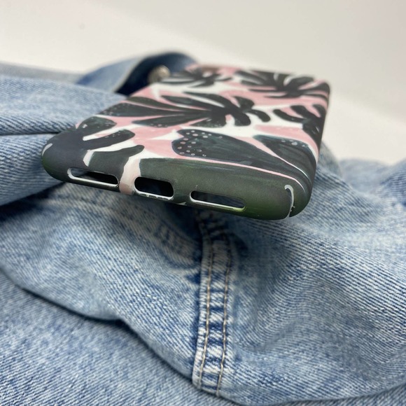 iPhone XS Max Case Pink Green Tropical - Picture 2 of 7